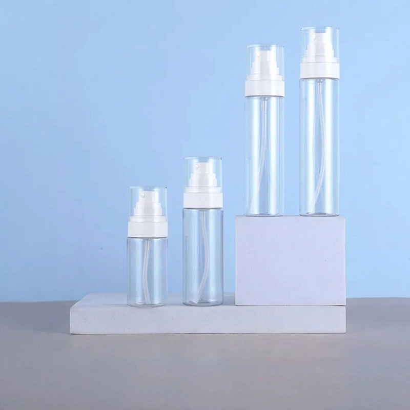 토너용 30-120ml 플라스틱 플랫 숄더 스프레이 병